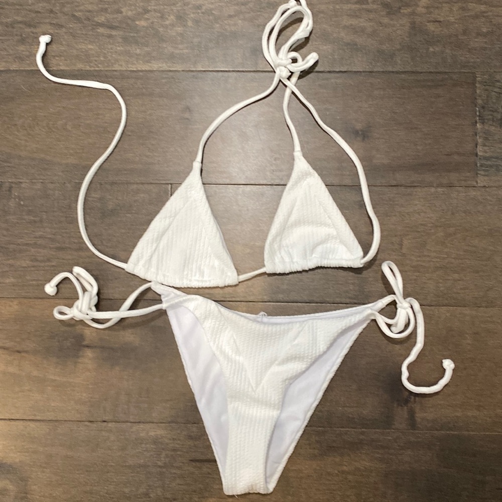 White bikini